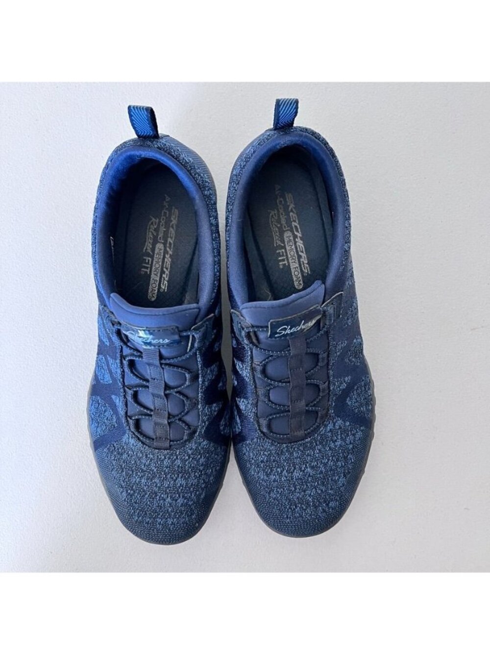 Skechers Womens Sz 8.5 Relaxed Fit Breathe Easy Sere-Knity Slip-on Sneakers - Picture 8 of 8